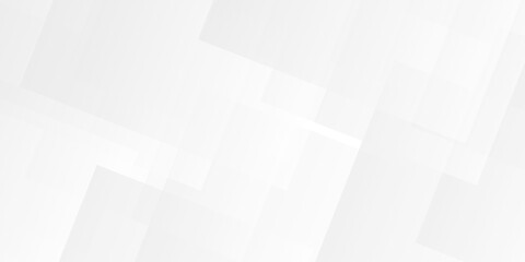 Abstract tech gradient white, gray creative triangle geometric technology space rectangle randomly arranged white lines transparent background. luxury web overlap presentation design.	