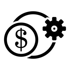 Money Exchange and Settings Icon