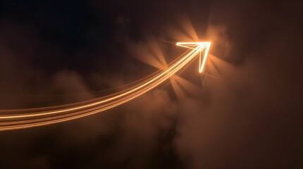 light trails on the road
