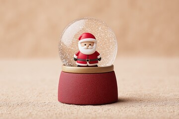 Santa Claus Snow Globe Decoration