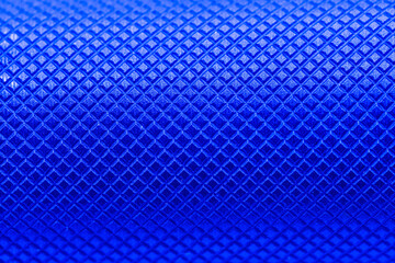 Vibrant Blue Diamond Grid Pattern Macro Texture Background