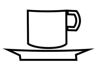 vector illustration of a cup of coffee