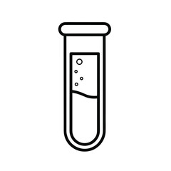 vector illustration of test tubes