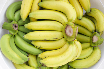 Banana fruits, delicious ripe bananas