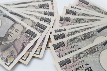 Japanese banknote 10000 yen, Japanese money
