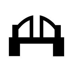 AR Bridge Icon Set – Augmented Reality, Virtual, Technology, Digital, 3D, Connection, Futuristic