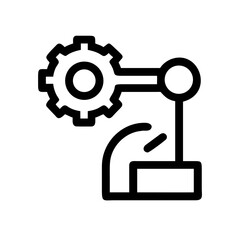 Automation Icon Set – Technology, Artificial Intelligence, Machine Learning, Smart, Digital, Industrial, Future