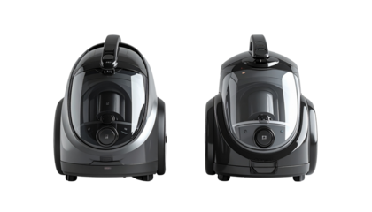 Vacuum Cleaner Duo Collection Isolated on Transparent Background