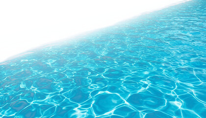 Blue pool water texture PNG on transparent background for universal design overlay.