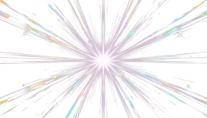 Prismatic diamond sparkle with radiant light emission PNG clipart for multi-purpose projects.
