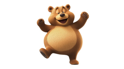 Obraz premium brown bear with a smile