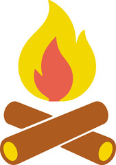 Campfire Flame Icon