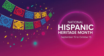 National Hispanic Heritage Month Celebration Banner
