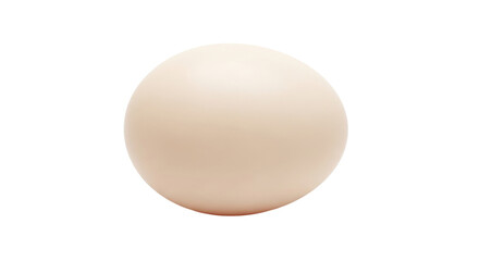 Isolated oval shaped object with smooth texture and a tan color, plain simple minimalist