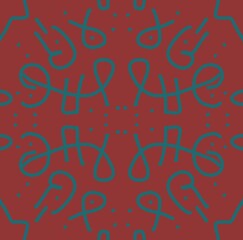 Minimal abstract image for modern interior. The picture is painted by hand on a tablet.