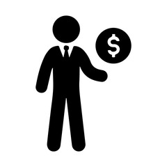 Businessman financial concept