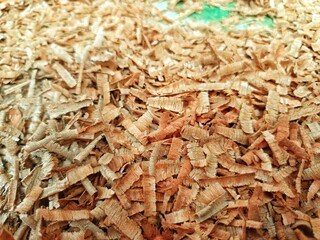 Wood dust from smooth planing