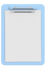 3D Illustration Of Blank Paper on The Board for Food Menu or Restaurant Bill Mockup.