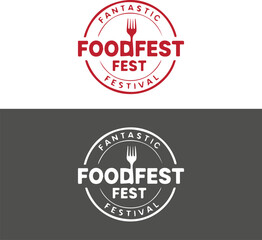 Obraz premium FoodFest Festival Logo