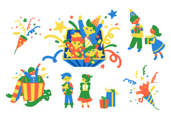 子供たちと楽しいプレゼントボックス