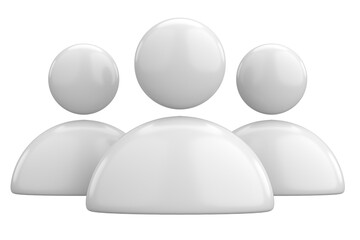 Member icon. Subscription icon. 3D illustration.