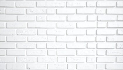 Simple white brick wall texture