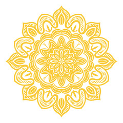 Round Mandala Design Vector