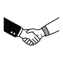Handshake a symbol of agreement, partnership, and collaboration, conveying trust and mutual understanding in business and relationships