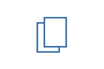 blue copy to clipboard icon over transparent background
