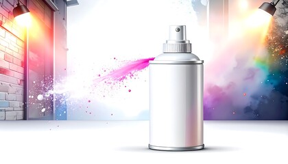 Spray paint product advertisement
