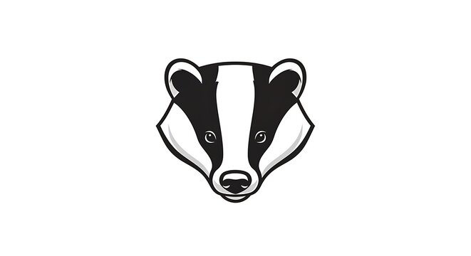 Badger head graphic