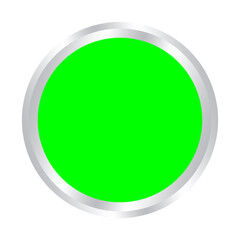 silver frame green screen vector design illustration