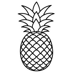 Obraz premium Pineapple Fruit Vector Pack