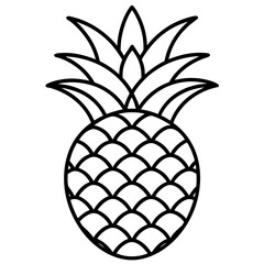 Obraz premium Pineapple Fruit Vector Pack