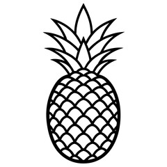 Obraz premium Pineapple Fruit Vector Pack