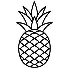 Obraz premium Pineapple Fruit Vector Pack