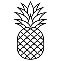 Obraz premium Pineapple Fruit Vector Pack