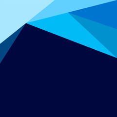 Fototapeta premium ABSTRACT BACKGROUND BLUE FLAT COLORFUL WITH TRIANGLE SHAPES GEOMETRIC DESIGN VECTOR TEMPLATE GOOD FOR MODERN WEBSITE, WALLPAPER, COVER DESIGN 