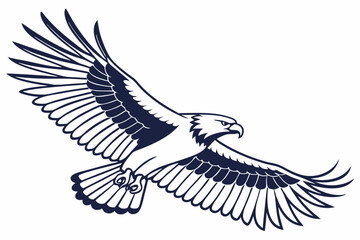 harpy eagle vector illustration