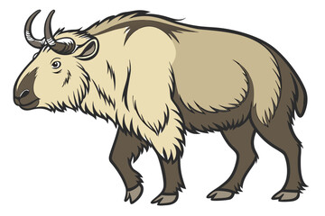 vector illustration of a wild animal