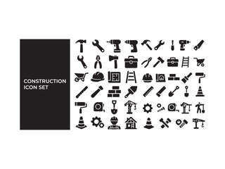 Chart graph investment construction business currency icon set