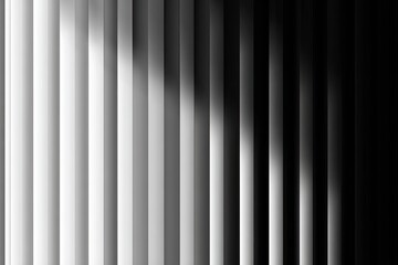 Obraz premium Abstract grayscale vertical striped pattern, fading from light to dark