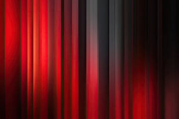 Fototapeta premium Abstract vertical lines in a vibrant blend of red and black colors