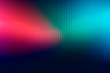 Blurred pink, blue and green lights background, gradient fractal glass texture