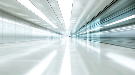 Abstract 3D Render of a Futuristic Digital Architecture