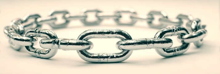 Metal chain link bracelet showcases a strong and stylish accessory for everyday wear or special occasions