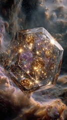 Geometric Crystal In Cosmic Nebula