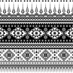 Native Abstract geometric Ethnic pattern seamless.