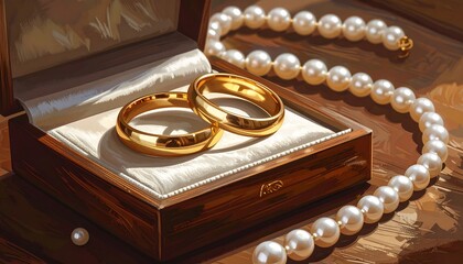 Elegant wedding rings