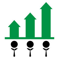 Progress Growth Success Achievement Icon